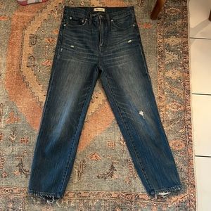 Madewell cropped ankle size 27